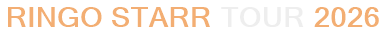 Ringo Starr Tour 2026